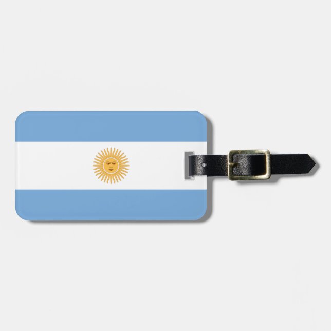 Etiqueta De Bagagem Argentina (Frente Horizontal)