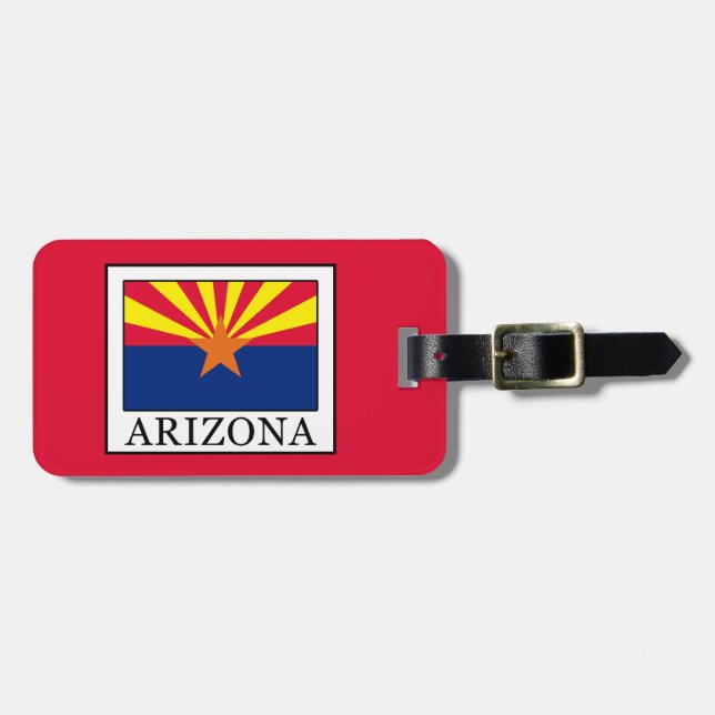 Etiqueta De Bagagem Arizona (Frente Horizontal)