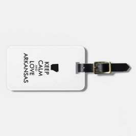 Etiqueta De Bagagem ARKANSAS DE MANUTENÇÃO E AMOR personalizáveis