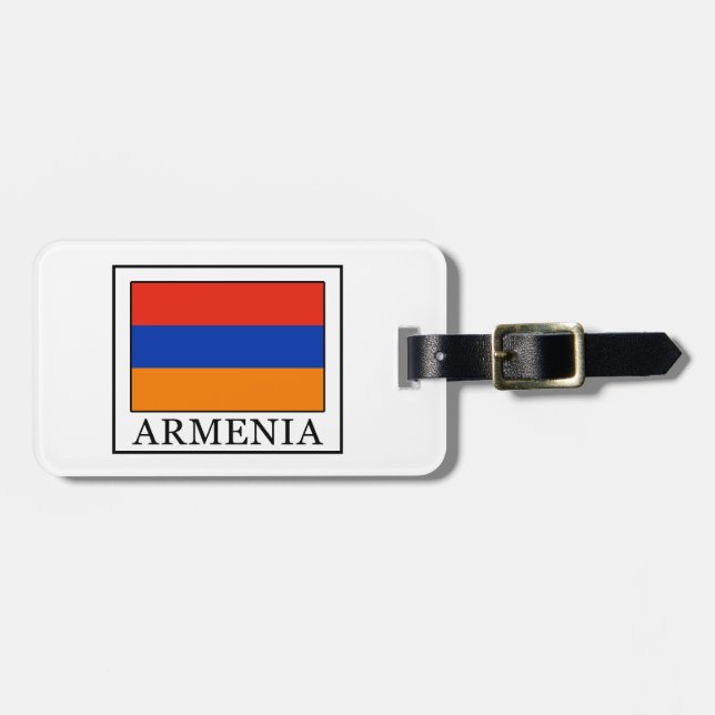 Etiqueta De Bagagem Arménia (Frente Horizontal)