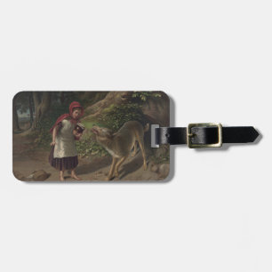Etiqueta De Bagagem Arte de Conto de Fadas da Chapeuzinho Vermelho Vin
