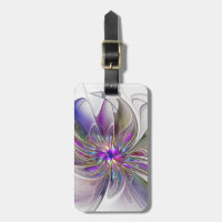 Arte de fractal abstrato colorido e energético Flo