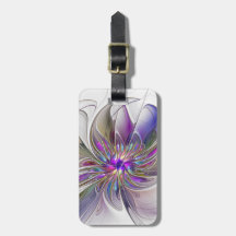 Arte de fractal abstrato floral energético e color