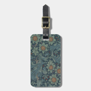 Etiqueta De Bagagem Arte de Padrão de Pomar de William Morris