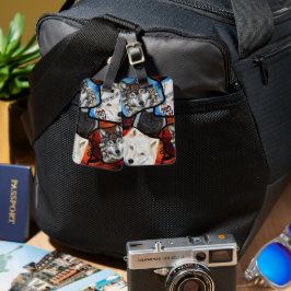 ETIQUETA DE BAGAGEM ARTE DO LOBO SUDOESTE