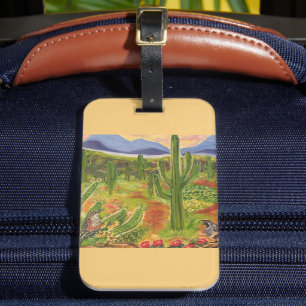 Etiqueta De Bagagem Arte do Sudoeste