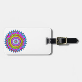 Etiqueta De Bagagem Arte feliz de Chakra