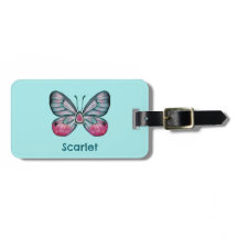 Arte personalizada de borboleta de vidro de outubr