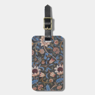 Etiqueta De Bagagem Arte Têxtil Floral Evenlode de William Morris