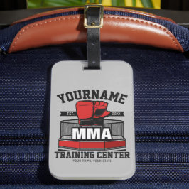 Etiqueta De Bagagem Artes Marciais Mistas Misturas ADD NAME MMA Fight