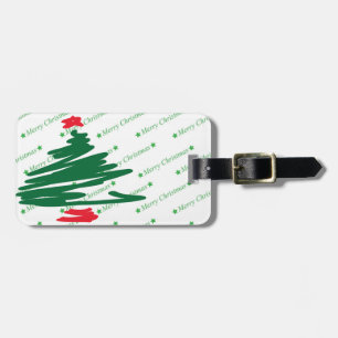 Etiqueta De Bagagem Árvore de Natal
