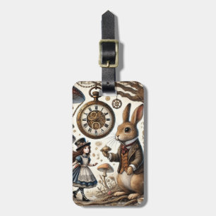 Etiqueta De Bagagem As aventuras de Alice no País das Maravilhas Coelh