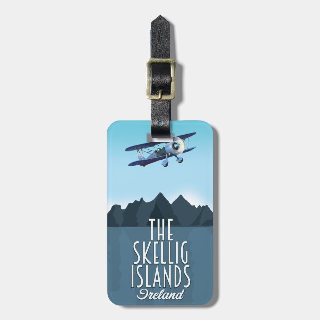 Etiqueta De Bagagem As Ilhas Skellig (Frente Vertical)