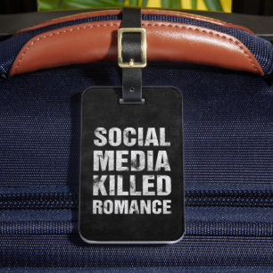 Etiqueta De Bagagem As Mídias Sociais Mataram o Romance