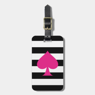 Etiqueta De Bagagem Ás Rosa das Espadas