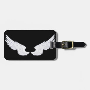 Etiqueta De Bagagem Asas brancas do anjo de Falln