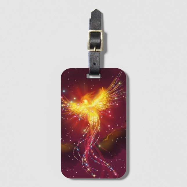 Etiqueta De Bagagem Ascensão de Phoenix (Frente Vertical)