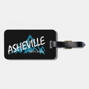 Etiqueta De Bagagem Asheville North Carolina Mounates