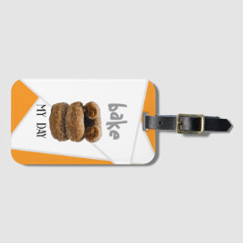 Etiqueta De Bagagem Assar Laranja Meu Dia