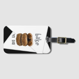 Etiqueta De Bagagem Assar Negro Meu Dia