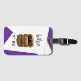 Etiqueta De Bagagem Assar Roxo Meu Dia