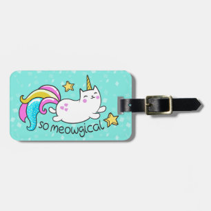 Etiqueta De Bagagem Assim sparkles bonitos do brilho do gatinho do