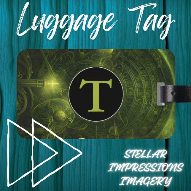Etiqueta De Bagagem Astral Shimmer (Criador carregado)