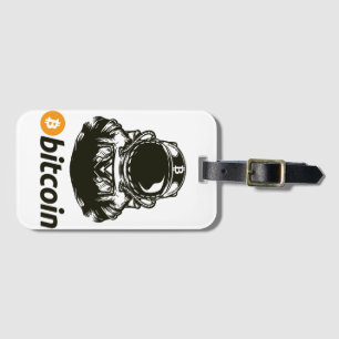 Etiqueta De Bagagem Astronauta Cripto BITCOIN