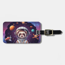 Astronauta Furão Fofo no Espaço