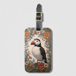 Etiqueta De Bagagem Atlantic Puffin William Morris Inspirou Floral