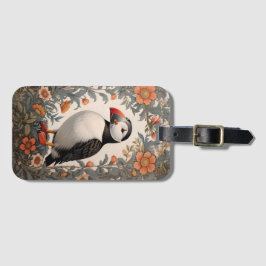 Etiqueta De Bagagem Atlantic Puffin William Morris Inspirou Floral