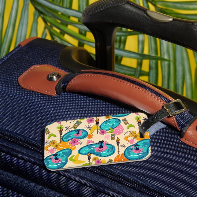 Etiqueta de Bagagem Atomic Kitty Luau (Frente Insitu 3)