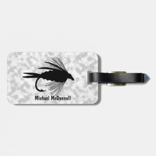 Etiqueta De Bagagem Atração da pesca com mosca a personalizar