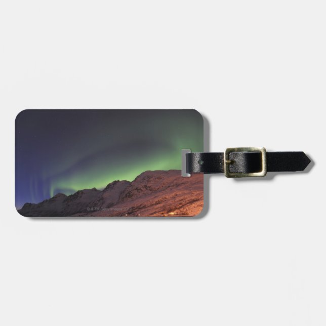 Etiqueta De Bagagem Aurora boreal (Frente Horizontal)
