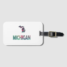 Etiqueta de Bagagem Aurora Michigan