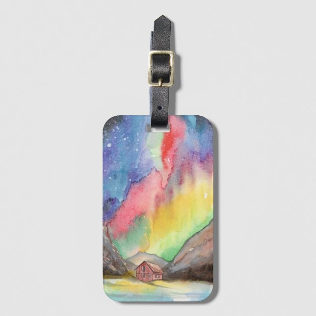 Etiqueta De Bagagem Aurora no Vale (Frente Vertical)