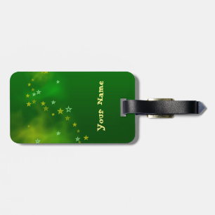 Etiqueta De Bagagem Aurora Verde, cartões de natal.