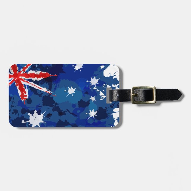 Etiqueta De Bagagem Austrália (Frente Horizontal)