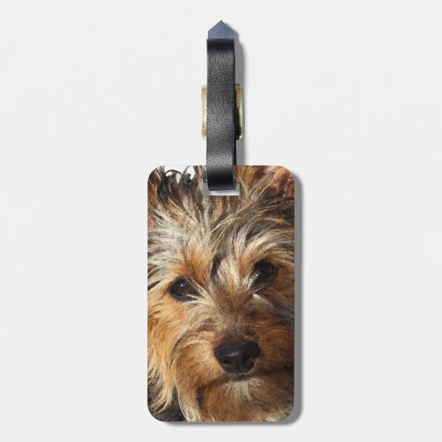 Etiqueta De Bagagem Australiano Silky Terrier (Traseira Vertical)