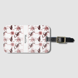 Etiqueta De Bagagem avestruzes e cangurus, personalizáveis