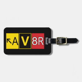 Etiqueta De Bagagem Aviador - AV8R -