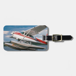 Etiqueta De Bagagem Avião Anfíbio Descolando, Cataratas Vitória, Zimbá