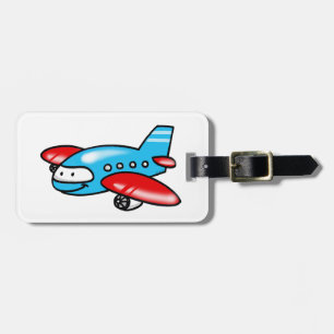 Etiqueta De Bagagem avião bonito