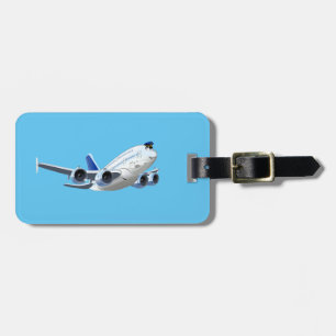 Etiqueta De Bagagem Avião de animação