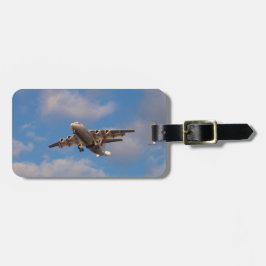 Etiqueta De Bagagem Avro RJ85 Jet pousando