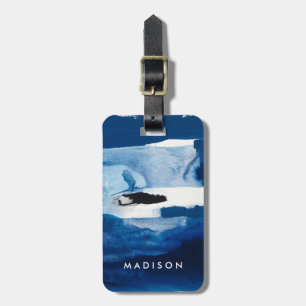 Etiqueta De Bagagem Azul Amore II