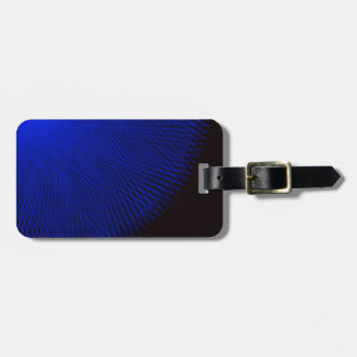 Etiqueta De Bagagem azul e preto