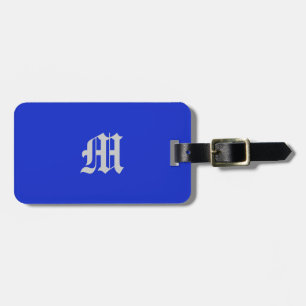 Etiqueta De Bagagem Azul Real Comum