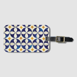 Etiqueta De Bagagem Azulejos Portugueses - Azulejo Pattern Design
