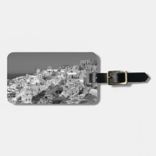 Etiqueta De Bagagem B&W Santorini 10